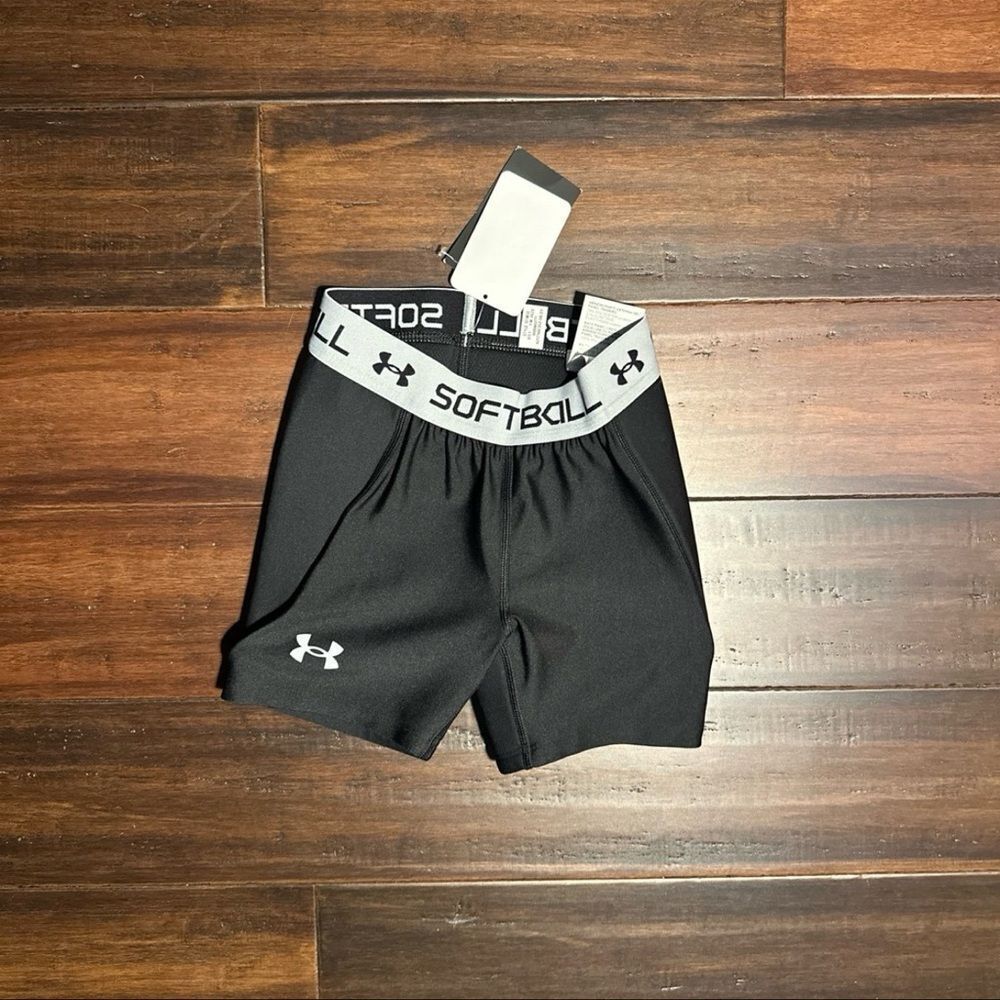 Under Armour Girls Softball Compression Shorts